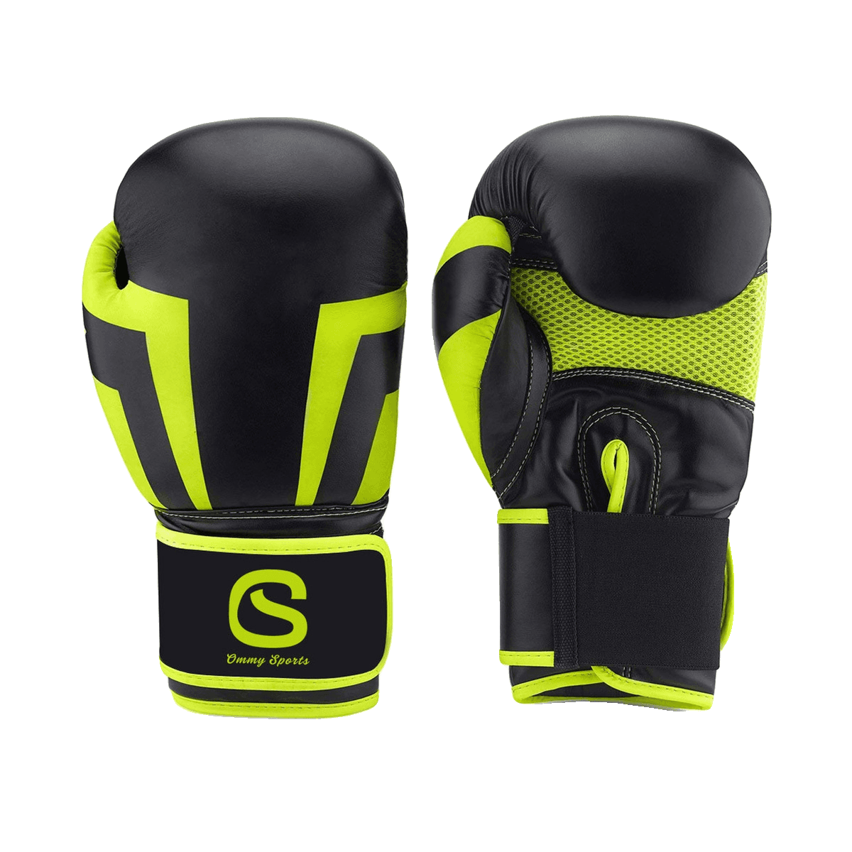 Black & neon gloves, ART 0103