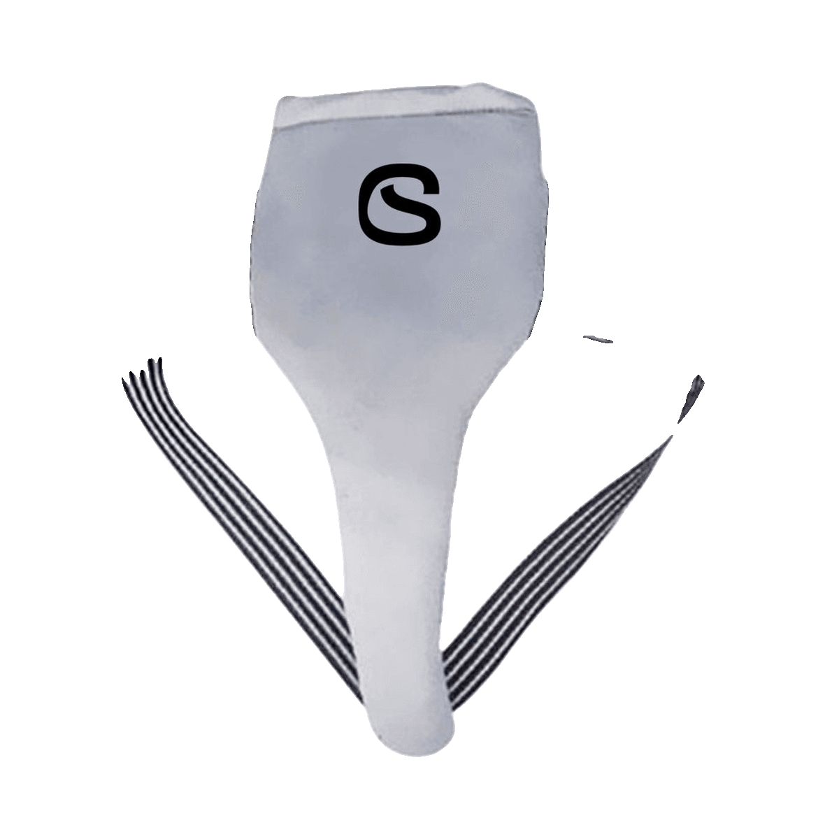 White striped groin guard, ART 01103