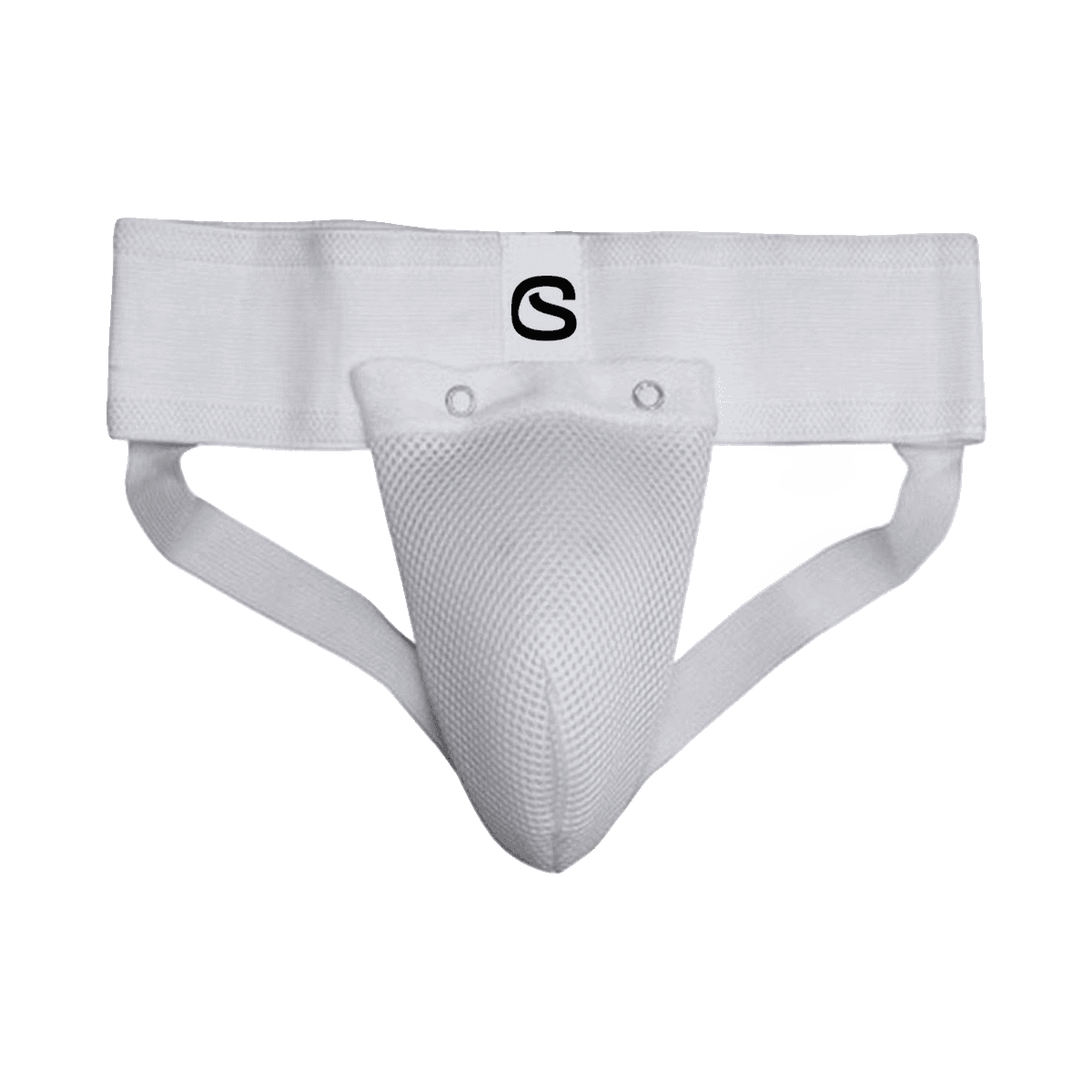 White mesh groin guard, ART 01104
