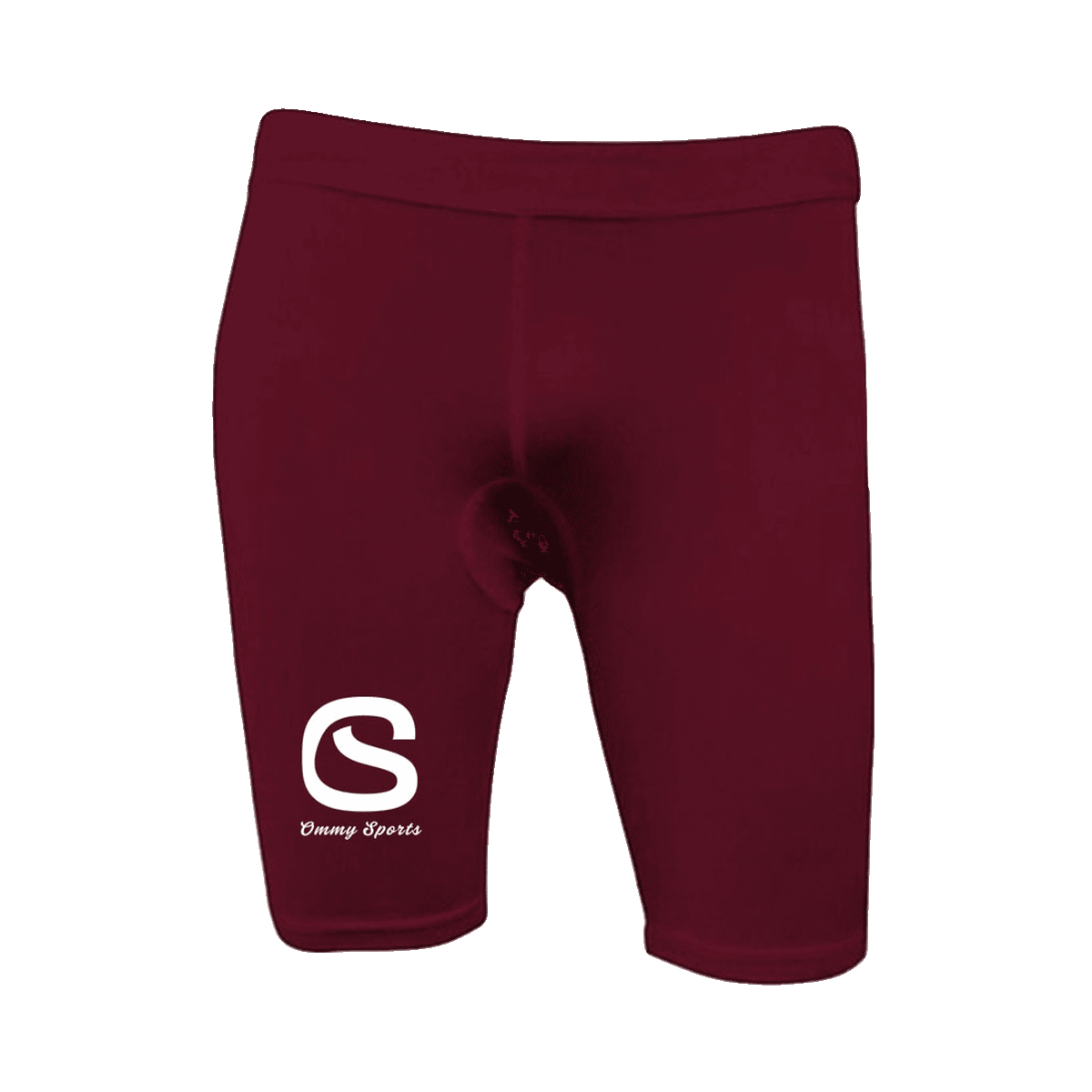 Maroon compression shorts, ART 0404