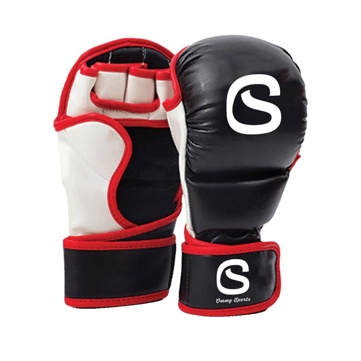 Black, white & red sparring gloves, ART 1703